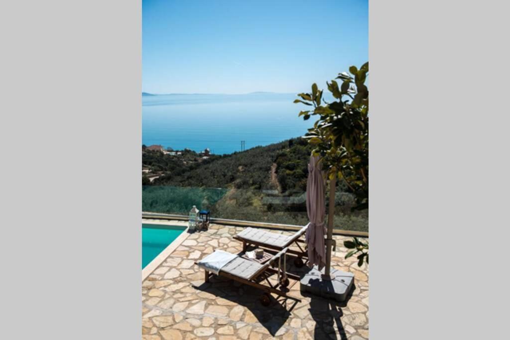 Kivérion Apollo Romantic Sea View Villa מראה חיצוני תמונה
